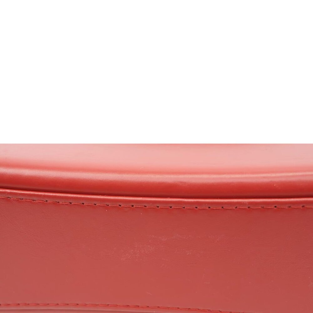 Chanel Gabrielle Aged Calfskin Quilted Leather Crossbody Bag Red - Picture 10 of 13